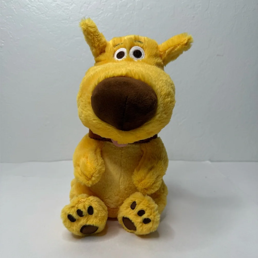 Disney Parks Baby Dug UP Puppy Plush Yellow Collar Toy Collectible Souvenir Dog
